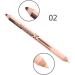  Allayu Set of 12 brown double-ended eyeliner pencils concealer pen smudge-proof makeup professional cosmetics - Buy Online on GoSupps.com