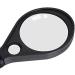 Magnifier Handheld Seniors Reading Identification Main Mirror 3 Times Magnification Auxiliary Mirror 6 Times Magnification Made in China - Buy Online on GoSupps.com