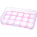 Hohopeti 15 Egg Tray Refrigerator Egg Holder Food Trays Anti Collision Egg Acrylic Tray Memory Household Pink Pink medium - Buy Online on GoSupps.com