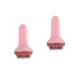 Minkissy 2 pieces Massage Roller Body Derma Roller Leg Roller Massager Body Roller Massager Body Massager Massagers Ice Face Roller Hand Hold Massagers Deep Pink Roller Board Abs 14.5x7.5cmx2Pcs Rosax2st