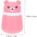 Balacoo 2pcs Body Powder Box Body Powder Puff Loose Powder Containers Refillable Cosmetic Containers Travel Pink 10x7cm - Buy Online on GoSupps.com