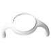 Buy Honhoha White Silicone Baby Bottle Holder | Universal Handles for Wide Neck & Glass Bottles | Safe & Durable - Buy Online on GoSupps.com