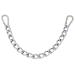 HILASON 9-1/2" Western Easy Clip Curb Bit Chain Heavy Duty Chrome Steel W/snap | Curb Chain | Horse Chin Chain | Curb Chain for Horse Bits | Steel Chain Heavy Duty for Horses