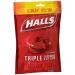 Halls Cough Suppressant Drops Cherry - 80 ct Pack of 4
