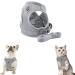 Femax Dog Harness & Linen Set - Soft Mesh Padded Reflective Adjustable Breathable for Dogs & Cats | Perfect for Walking Running Training | Size M (35-40 cm) - Gray - Buy Online on GoSupps.com
