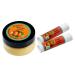 Orange Hand Salve with over 50% Jojoba Oil plus 2 Organic Orange Lip Balms with over 70% Jojoba Oil. 100% Natural. By Desert Oasis Skincare (1 fl oz/29 ml)