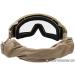 Lancer Tactical Rage Protective Tan Airsoft Goggles - Clear Lens | Shop Now - Buy Online on GoSupps.com