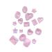 TQUXNGA 30Pieces Pointed Bottom Nail s For Nails Art Decorations Crystal Glass Stone Manicure Nail Decoration Part 14 mocha protein pow