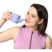 Ancient Impex Ceramic Neti Pot Spill Proof with 5 Sachets Neti Salt Microwave Safe - Light Voilet Color Holds 400 ML (13.5 FL Oz) - Buy Online on GoSupps.com