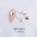 10pcs Nail Art Ribbon Bow Studs Silver Golden Metal 3D Butterfly Charms Nail Decoration Manicure DIY Design Accessories (8021) - Buy Online on GoSupps.com