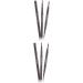 Healvian 2pcs 2 1 Eyebrow Pencils Waterproof Brow Pencil Eyebrow Pencil Black Eyebrow Brush Makeup Brush Tool - Buy Online on GoSupps.com
