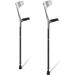 Folding Adult Forearm Crutches Portable Collapsible Medical Arm Cuff Crutch Height Adjustable Lightweight Aluminum Alloy Elbow Walker Warm Life (Grey 2Pcs) - Buy Online on GoSupps.com
