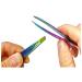 Exeton - Eyebrow Tweezers Hair Removal Tool Hair Plucker Stainless Steel Non Slip Handle Multi Coluor - Buy Online on GoSupps.com