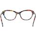 Mini Cat Eye Reading Glasses with Blue Light Filter - Anti-Flashing Floral Pattern 2.5 Diopters Free Case - Buy Online on GoSupps.com
