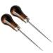 VIUJUH Awl Gourd Shape Awl Tailors Awl Wood Handle Scratch Awl Sewing Awl Tool for Leather (1 Pack) 1PACK