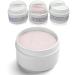 Eubecos Acrylic Luxury Powder Set | 90g Ros White & Clear | PBO-Free | Made in Germany | Premium Nail Products - Buy Online on GoSupps.com
