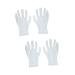 minkissy Cotton Work Gloves 12 Pairs Work Gloves Cotton Gloves Factory Gloves White Gloves Lengthen White Work Gloves