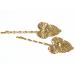 HAARallerliebst Golden Leaves Hair Clips (2-Pack | Gold | 5cm) - Elegant Storage Box Included | Perfect for International Shipping - Buy Online on GoSupps.com
