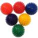 Durable PVC Massage Balls for Hands & Feet - Spiked Hedgehog Fitness Balls 7 cm Purple - International Shipping Available - Buy Online on GoSupps.com