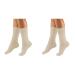 Truform Compression Socks 15-20 mmHg Men's Crew Length Mid-Calf Cushion Foot Socks Tan X-Large (Pack of 2)