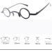 Buli Oval Reading Glasses | Classic Round Computer Glasses for Men | +3.0 Prescription Small Black Glasses - Buy Online on GoSupps.com
