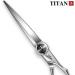 Titan Offset Japanese Style Hair Cutting Scissors 6.5 inch - Professional Barbering Scissors with Sharp Handmade Steel Edge - Buy Online on GoSupps.com