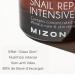 MIZON Snail Intensive Ampoule (30ml) - 80% Snail Slime Extract Repair Serum - Anti-Aging Collagen & Elastin Boost - Korean Skincare - Buy Online on GoSupps.com
