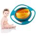 Gearmax Universal Gyro Bowl Children Spinning Top Baby 360 Rotating Bowl Gyroscope Flying Disk Bowls with Lid