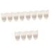 FRCOLOR 12 Pcs Eyelash Curler Eyelash Mascara False Eyelashes Eyelash Clip for Makeup Tweezers for False Lashes Eyelashes Clip Plastic Stainless Steel Women's White Eyebrow Clip