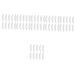 SEWACC 120 pcs anti -fitting nose bridge sponge nose support bridge stripe seal nose pad face inner support frame Face cover nose pad pebble gel white anti -fog air cushion 10.7x2x1cmx6pcs