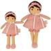 Kaloo Tendresse Amandine My First Soft Doll 32cm Pink Dress Olive Skin Large Gift Box Customisable Ribbon K200005 - Buy Online on GoSupps.com