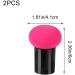 2 Pcs Dual-Use Makeup Blending Sponges for Face - Wet/Dry Mushroom Facial Foundation Sponges - Perfect for Loose or Pressed Powder - Buy Online on GoSupps.com