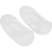 Silicone Gel Moisturizing Socks - Anti-Cracking Breathable Anti-Slip Foot Protector for Men & Women - L Size (White) - Buy Online on GoSupps.com