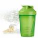 400ml Protein Shaker Bottle Shaker Cups Mixer BPA Free Gym Shaker Bottle Leakproof Mini Water Bottle With Steel Mixing Ball for Fitness Sports and Travel for Men and Women - Green