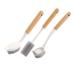 Facesunny Dish Brush Dish Scrubber Pan Brush with Bamboo Handle Dishwashing and Cleaning Double Pan Brush and Cup Brush
