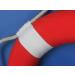 Hampton Nautical 15 Red Lifering with White Bands - Decorative Nautical Decor - Buy Online on GoSupps.com