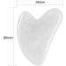 100% Natural Heart Shape Gua Sha Stones - Jade Massage Tool for Face Eyes & Neck | Skin Care & Relaxation - Buy Online on GoSupps.com