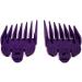 Taper King Amethyst Clipper Guide Comb Set #2-#4 - Achieve Foolproof Tapers & Fades at Home with Wahl/Conair Clippers! Compatible with #2-#4 (6mm-13mm) - Buy Online on GoSupps.com