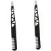 Healeeved Eyebrow Tweezers Set - 6 Dual Use Makeup Tools & Accessories for Perfect Brows | 3 Black Tweezers 10x1cm - Buy Online on GoSupps.com