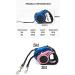 Buy Blue 3m Dog Leash for Medium & Large Dogs - Anti-Slip Handle & Brake - Durable Roller Design - Buy Online on GoSupps.com