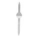 Adjustable Stainless Steel Compass Eyebrow Ruler for Precise Makeup Measurement (Silver) - Buy Online on GoSupps.com