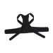 NOLITOY Support Belt Hunchback Belt Posture Upper Support Heating Pad Portable Straightener Shoulder Heat Pad Ok Fabric Student Tape Household Straight Belt S Black
