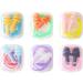 Silicone Ear Plugs SiliconeWith Cord String Ear Plugs Soft Foam Plugs for Swimming ing and Noise Canceling 6pairs Attractive and Fashion
