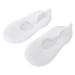 Silicone socks 1 pair silicone moisturizer donation-ending foot base-cracked protection foot care tool prevention-samplace-mitaric hole hochelastician foot care (L-white)