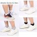 COOPLUS Mens Ankle Socks - 6 Pairs Athletic Cushioned Breathable Low Cut Tab with Arch Support (Large-X-Large, Black) - Buy Online on GoSupps.com