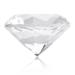 Nail Art Display Diamond 2 Colors Glass Crystal Base Shiny Decoration Manicure Accessories Display Tools for Hand Model Shoot Ornament(60MM White)