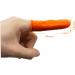 Anti-Slip Latex Finger Protectors - 100pcs Portable Caps for Enhanced Grip & Protection - Orange Color - Buy Online on GoSupps.com