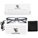 Suertree Anti-Blue Computer Reading Glasses | Blue Light Filter UV Blocking | Visual Aided Glasses | Black +2.00 Magnification - Buy Online on GoSupps.com