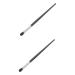 Beavorty 2pcs Animal Hair Makeup Brush Makeup Tool Supple Makeup Brush Women Makeup Brush Makeup Supplies 17.70X0.70X0.70CMx2pcs Blackx2pcs