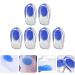 Buy LIXBD 3 Pairs Silicone Gel Heel Cups for Plantar Fasciitis - Non-Slip Cushion Insoles for Men & Women - Blue - Buy Online on GoSupps.com